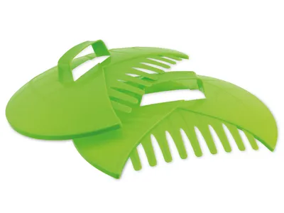 Immagine prodotto di KINZO raccoglifoglie in 2 pezzi, Ø 36 cm, plastica, verde