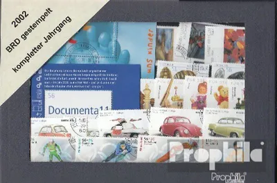 Produktbild von Briefmarken BRD (BR.Deutschland) 2002 2002 mit 2303-2304 BC und BD ohne 2278 C gestempelt
