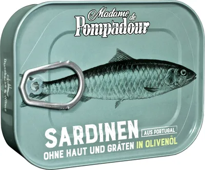 Immagine prodotto di Sardine in olio d'oliva, senza pelle e senza osso, 105 g