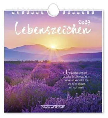 Produktbild von Postkartenkalender 2027 Lebenszeichen