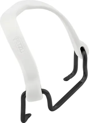Weiße vordere Bindung Fil Flex Small von Petzl mit schwarzem Metallrahmen