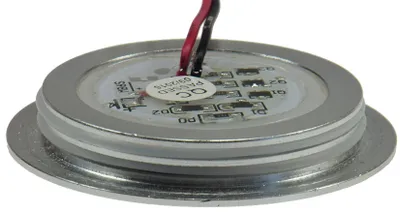 Obrázok produktu pre ChiliTec LED vstavané svietidlo EBL Slim WW IP67, 9 LED, matný hliník, teplá biela, Ø55 mm