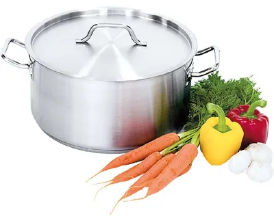 Produktbild von Suppentopf Mit Deckel, Ø 400 Mm, Höhe 250 Mm, 31,4 Liter