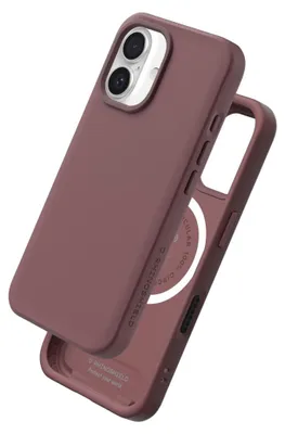 Produktbild von Rhinoshield, Weiche stoßfeste MagSafe Schutzhülle iPhone 16 SolidX, Altrosa