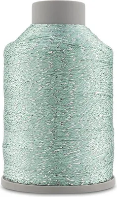 Produktbild von YarnArt Camellia New 427 mint & silber – Perfekte Wahl für elegante, glänzende Accessoires.