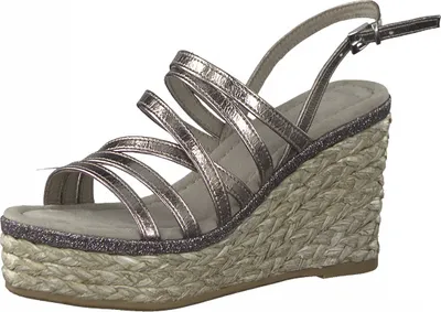 Produktbild von Marco Tozzi Damen Keilsandalette in Grau, Größe 41