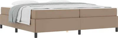 Produktbild von Bettrahmen mit Matratze Cappuccino 200 x 200 cm Stoff