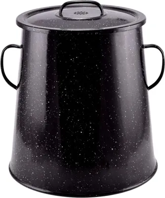 Obrázok produktu pre Hrniec na masť so smaltovaným povrchom 20L 25,5cm čierna 54257