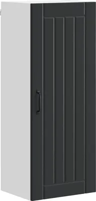 Obrázok produktu pre vidaXL Nástenná skriňa LUCCA Čierna 40 x 31 x 100 cm Drevotrieska