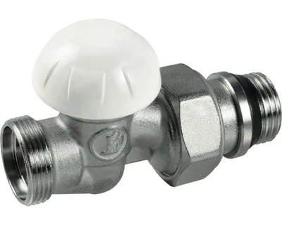Obrázek produktu pro Radiátorové šroubení, přímé, chrom, 1/2"x16
