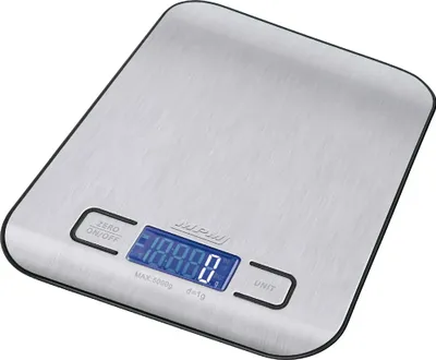 A digital kitchen scale.
