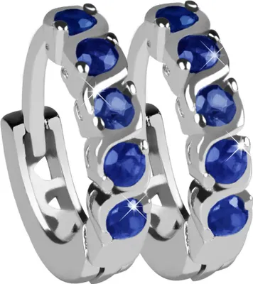 Produktbild von Round Silver Earrings AGUC1207