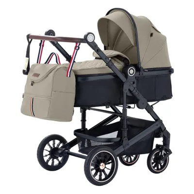 Produktbild von Daliya® NEOMOVE 3in1 Kinderwagen, mit i-Size Babyschale & Buggy, Alu-Rahmen Reisekinderwagen, Kombikinderwagen mit großen Einkaufskorb, komfortabel