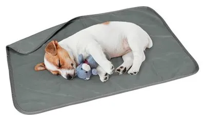 Productafbeelding van Famanu koelmat voor honden - Waterdicht en omkeerbaar - 75 x 50 cm - Grijs