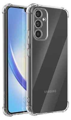 Immagine prodotto di Mayaxess, custodia protettiva in silicone morbido per Galaxy A34 5G, con angoli rinforzati, trasparente