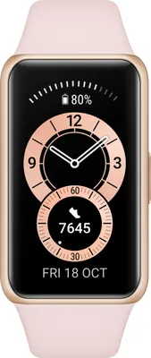 Zdjęcie produktu dla Huawei Band 6, Opaska do monitorowania aktywności, 3,73 cm (1.47"), AMOLED, 180 mAh, Wodoodporny, Różowy