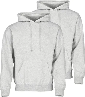 Produktbild von Doppelpack Fruit of the Loom Classic Kapuzen-Sweat Herren Hoodie 2er Pack + GRATIS MyShirt Stoffbeutel