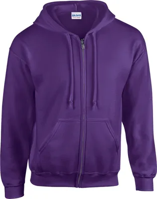 Produktbild von Gildan - Hoodie mit durchgehendem Reißverschluss für Herren/Damen Uni FK2795 (S) (Violett)