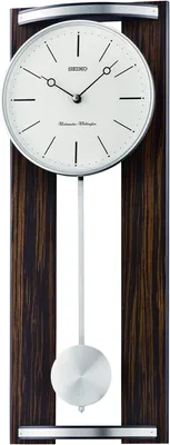 Immagine prodotto di Seiko Clocks Orologio da parete a pendolo QXH078B Orologio da parete