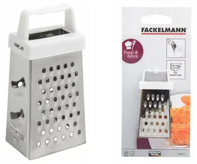 Produktbild von FACKELMANN Mini Vierseitenreibe Kompakt Edelstahl, 7,5 cm