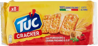Produktbild von 6x Tuc Cracker mit Tomaten und gebackenem Grana Padano - 250g
