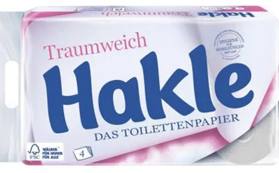 Produktbild von HAKLE Toilettenpapier 4-lagig 8x130 Blatt