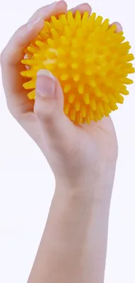Immagine prodotto di Rehaforum Medical palla riccio giallo 8 cm senza lattice