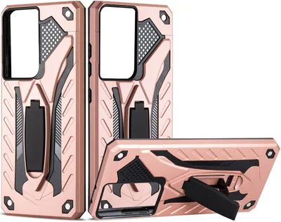 Produktbild von König Design Hülle kompatibel mit Samsung Galaxy S21 Ultra Kunststoff Soft Handyhülle - Handy Case Rosa