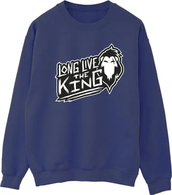 Produktbild von Disney - "The Lion King The King" Sweatshirt für Damen BI22387 (L) (Marineblau)