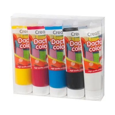 Image de Creall Dacta Color Plaque Packaging, 5x250ml
