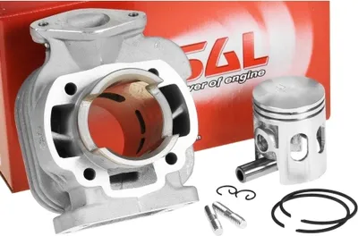 Obrázek produktu pro Sada válců Airsal Alu-Sport 50cc, 10mm pístní čep pro Minarelli vertical