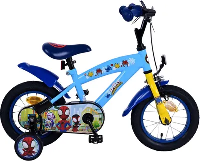 Image de Vélo enfant Spidey - Garçons - 12 pouces - Bleu