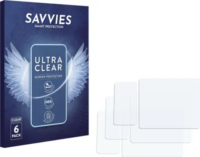 Produktbild von 6x Für Pentax K10D Schutzfolie Savvies Displayschutz Display Schutz Folie Klar Transparent