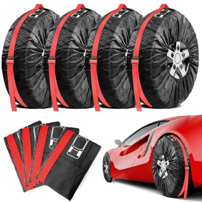 Productafbeelding van Reistas set, 4 stuks, 18-22 inch, rood, waterdicht, stofdicht, polyester
