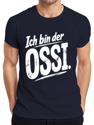 Produktbild von Ich bin der Ossi Ostdeutschland DDR Heimat Statement Sarkasmus Herren T-Shirt, Navy, S