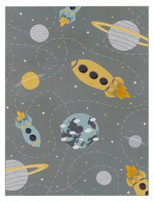 Produktbild von TT Home Kinderteppich Babyzimmer Teppich Kinderzimmer Rutschfest Tiere Weltkarte Autos Größe 140x200 cm