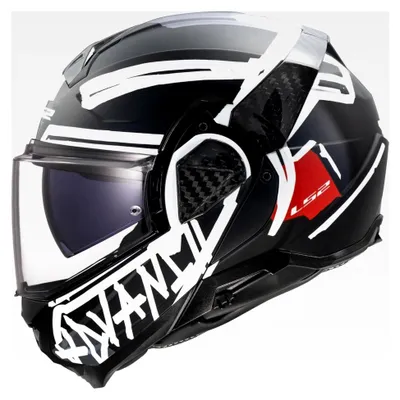 Produktbild von Modularer Motorradhelm ADVANT II TAPE Schwarz, XL