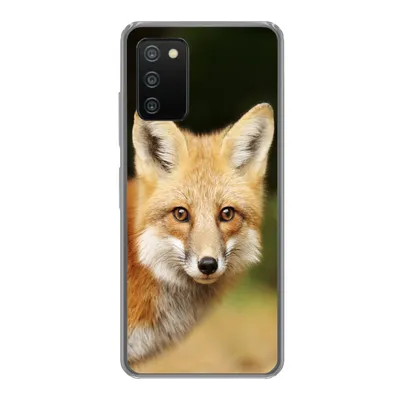 Produktbild von MuchoWow® Handyhülle Schutzhülle Hülle für Samsung Galaxy A03s Fuchs - Welpe - Porträt Silikon Softcase Handy Hülle - Schutz