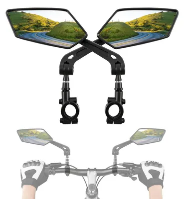 Produktbild von Fahrradspiegel Universal für E-Bike Mountainbike Roller 360° verstellbar 20-24mm Lenkerdurchmesser