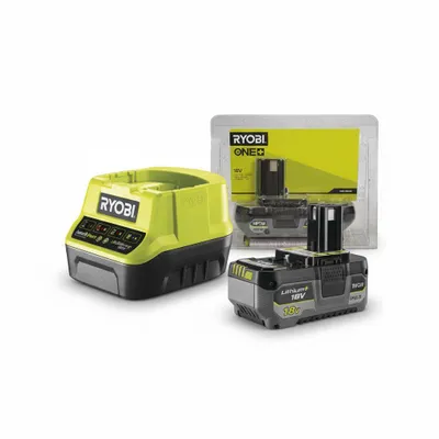 Produktbild von RYOBI Starterset RC18120-242X: 18 V Lithium Akkus und Ladegerät für Heimwerker