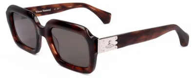 Produktbild von Vivienne Westwood VW5048 Gloss brown tortoise 51/22/140 Herren Sonnenbrillen