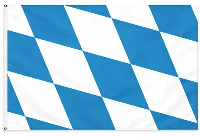 Bayern-Fahne 137x274 cm aus Polyester mit Messingösen