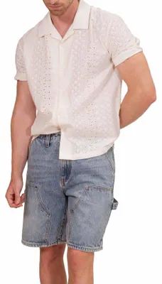 Zdjęcie produktu dla GUESS – Męskie bermudy w stylu vintage z logo – Rozmiar 30