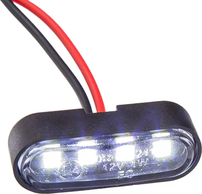 Produktbild von LED-Kennzeichenbeleuchtung schwarz E-