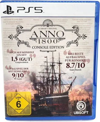Zdjęcie produktu dla Ubisoft ANNO 1800 Console Edition, PlayStation 5, Powyżej 13 lat