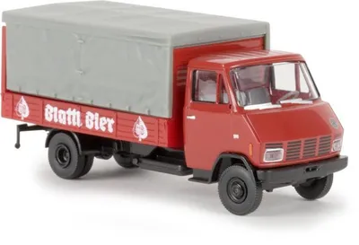 Produktbild von Brekina Steyr 590 Getränkeaufbau Blattl Bier 37724