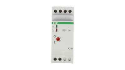 Produktbild von F&F | Dämmerungsschalter AZ-B 16A - Schwarz - IP20 - Energiesparend und Wetterfest