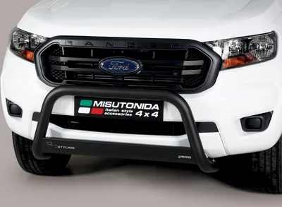 Obrázok produktu pre J&J Automotive | Predné rámy pre Ford Ranger 2012-2019 63mm čierny Nepasuje na verziu Raptor