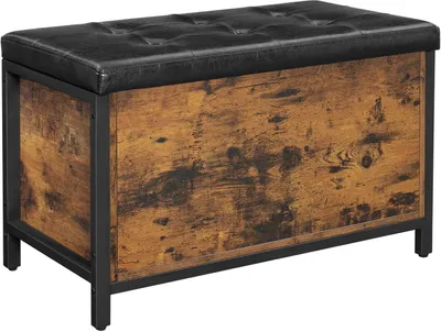 Produktbild von Úložná truhla Chest Storage Container 80 x 40 x 50 cm Rustic Brown