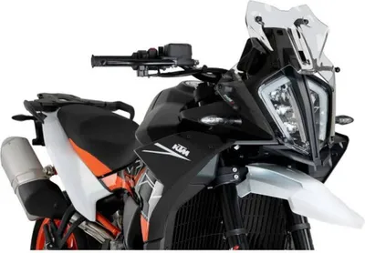 Produktbild von PUIG Sport Windschild Transparent 420x365mm für KTM SMT